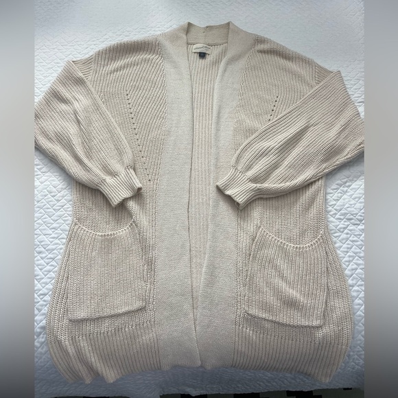 Universal Thread Beige Open-Front Cardigan - Picture 3 of 5